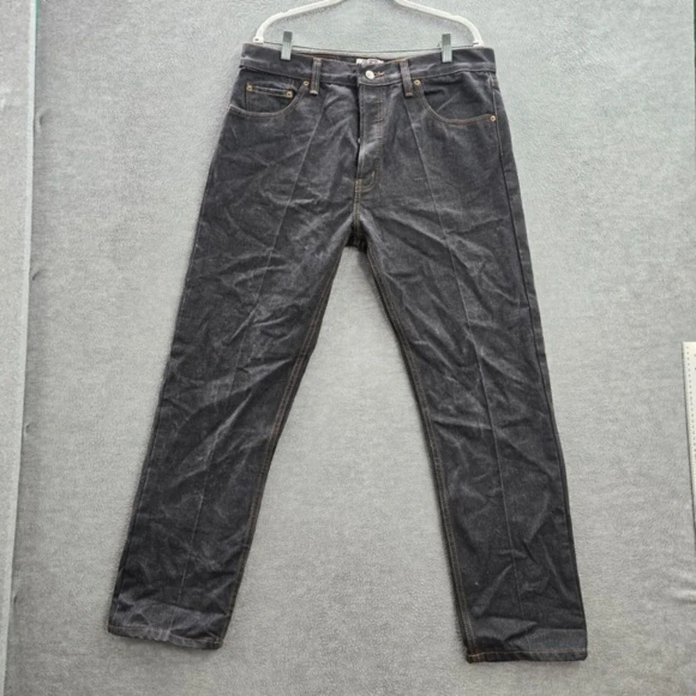 VINTAGE Levi's 501 Men Jeans 36x30 Gray Denim Straight Leg Button Fly Y2K USA‎